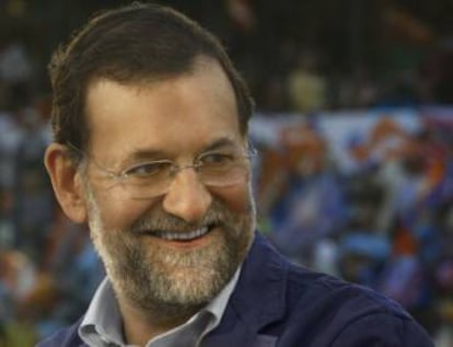 Primera foto de perfil de Mariano Rajoy en su página de Facebook.