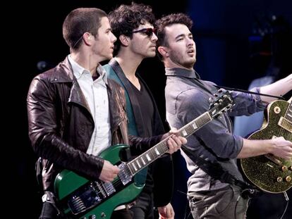 Los Jonas Brothers, en el Festival de Viña del Mar (Chile) en 2013.