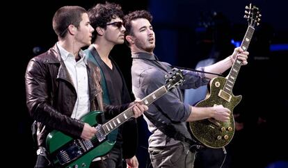 Los Jonas Brothers, en el Festival de Viña del Mar (Chile) en 2013.