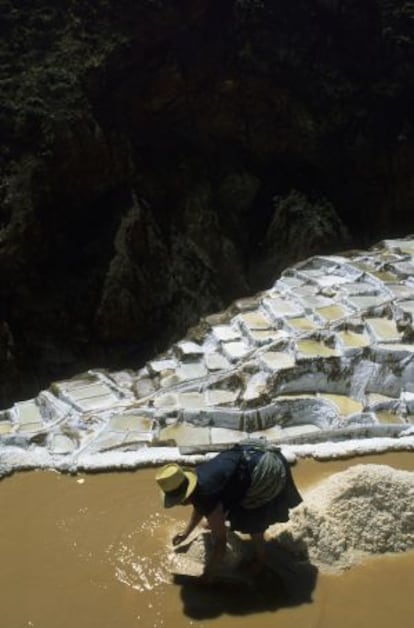 Las salineras de Maras, cerca de Cuzco (Perú).