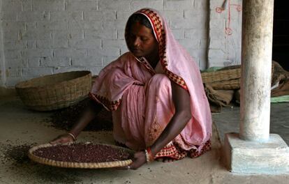 Chandrawati Mahato sonríe al decir que ahora se siente bien. Hace tres años, después de 20 sufriendo prolapso uterino en silencio, ya no soportaba el dolor y no podía trabajar. Fue a ver a una consejera de mujeres de la ONG Worec, que le aconsejó que se operase. "Tenía vergüenza. Las mujeres de la comunidad te critican porque existe el pensamiento de que te ocurre por el karma. Hasta mi nuera me humilló cuando se enteró de mi problema", dice para justificar el secretismo. Ahora sabe que lo que le pasó no fue por malas acciones de sus ancestros. "Sé que me casé joven [con 12], tuve hijos muy pronto [a los 15] y realizaba trabajos muy duros. Empecé a trabajar seis días después del parto. Pero mis suegros me presionaban para que lo hiciera. Si no, me pegaban. No tenía opción". Su marido, conocedor de su problema, también la obligaba a hacer labores físicas bajo la amenaza de ser golpeada. Con todo, cuando llegó el momento de la operación, la apoyó.