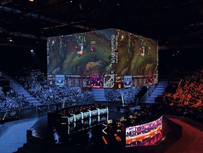 Semi-final for the League of Legends from the Orange Superleague clubs last December in Madrid.