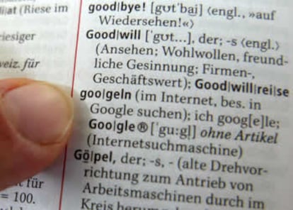 El Duden, el principal diccionario alemán, ha aceptado el verbo <i>googeln</i> para referirse a las búsquedas en la red