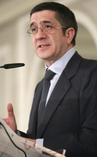 El 'lendakari' Patxi López.