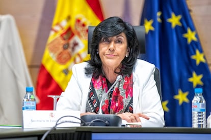 Esperanza Casteleiro, directora del CNI, el pasado abril.