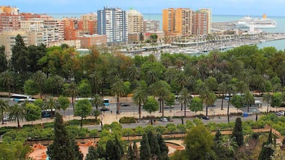 Vista de la ciudad de Málaga