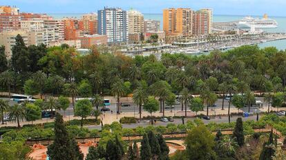 Vista de la ciudad de Málaga