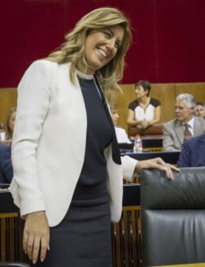 La candidata a la presidenta de Andaluc&iacute;a, Susana D&iacute;az.