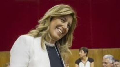 La candidata a la presidenta de Andaluc&iacute;a, Susana D&iacute;az.