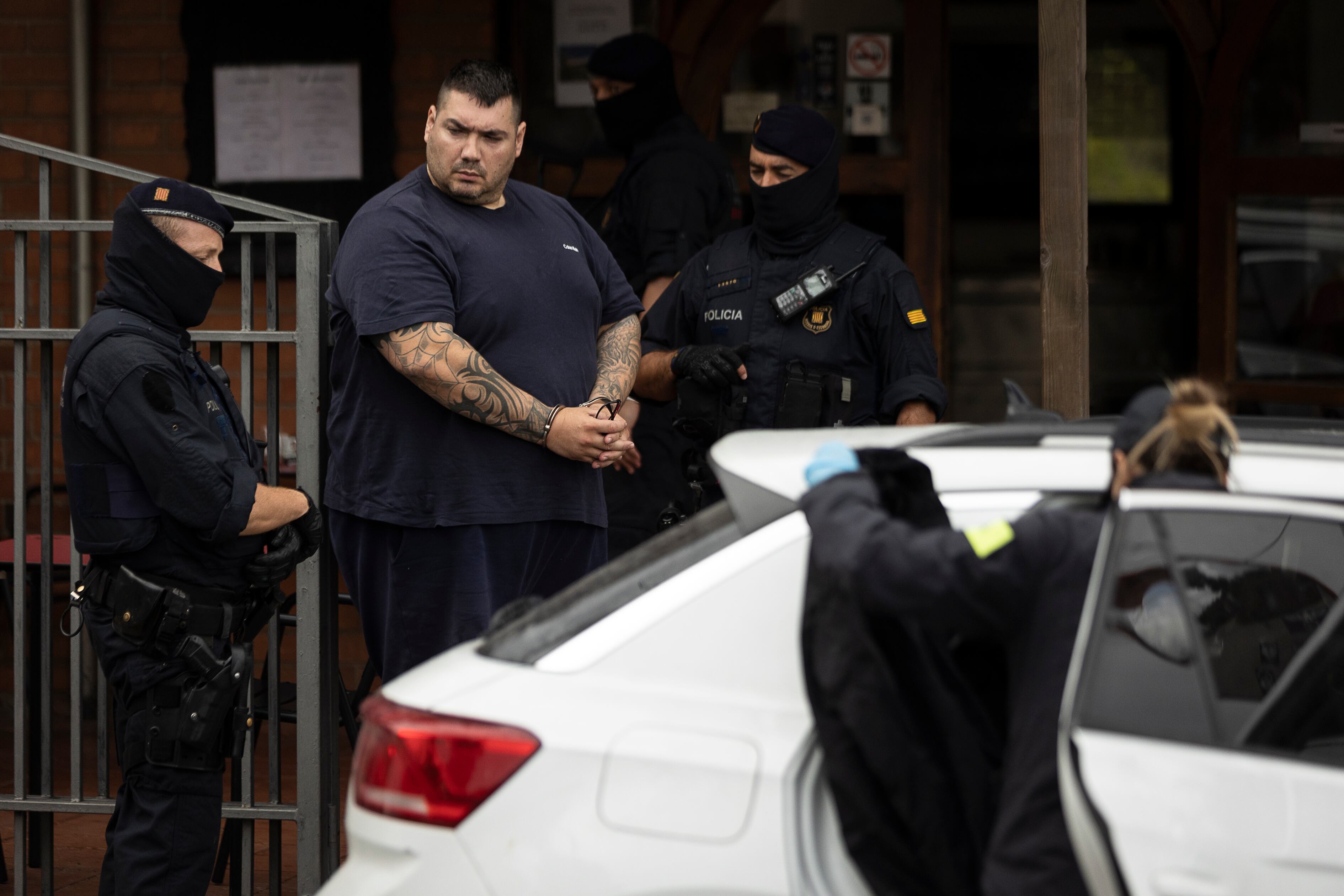 En la imagen, Francisco Pérez, alias Paco el gordo, detenido por los Mossos d'Esquadra. 