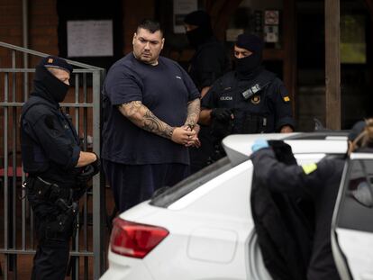 Francisco Pérez, alias 'Paco el Gordo', durante su detención.