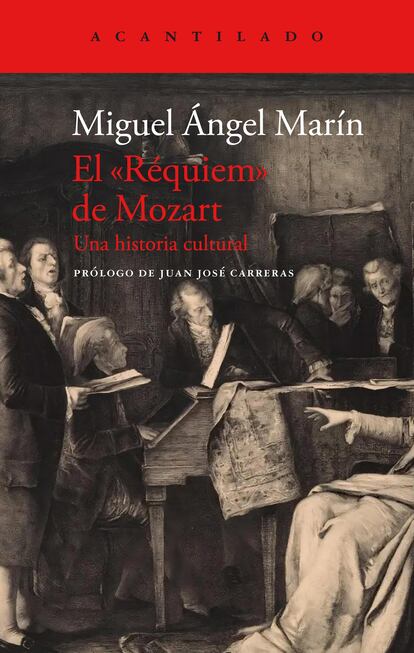Portada del libro 'El 'Réquiem' de Mozart. Una historia cultural', de Miguel Ángel Marín.
