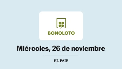 Bonoloto comprobar sorteo miércoles 26 noviembre 2025