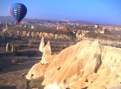 El valle de Göreme es uno de los más turísticos de Capadocia.