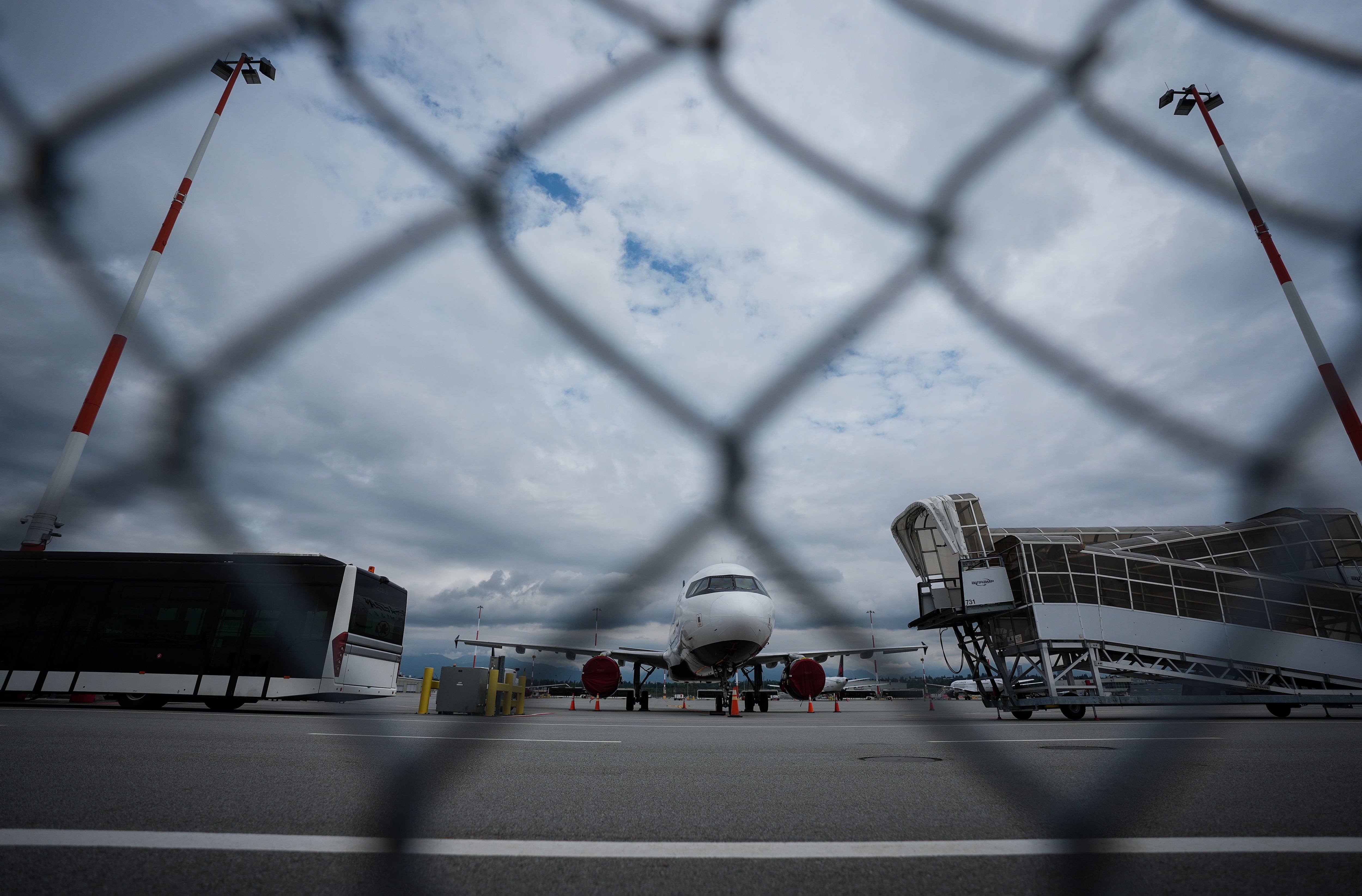 Un Airbus A321 de Air Canada, en Vancouver. 