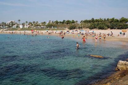 La playa de Fora del Forat, en Vinaròs (Castellón).