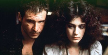 Harrison Ford y Sean Young en 'Blade runner'.