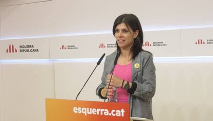 La portavoz de ERC, Marta Vilalta. 