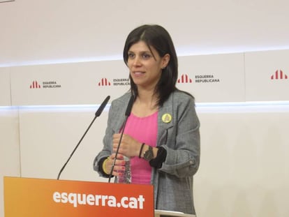 La portavoz de ERC, Marta Vilalta. 