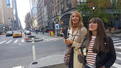 Corina Randazzo y Marta Goikoetxea, en un momento de 'Viajeras con B'.