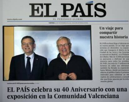 El presidente Puig y el alcalde Ribó.