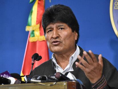 Evo Morales, expresidente de Bolivia.