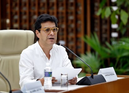 El alto comisionado para la Paz de Colombia, Iván Danilo Rueda