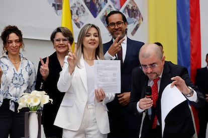 Vicky Dávila será candidata por el Movimiento Valientes, una iniciativa independiente.