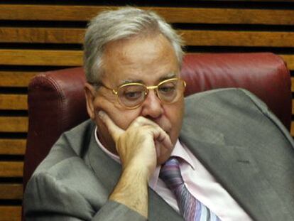 Luis Díaz Alperi, exalcalde de Alicante y diputado del PP, en las Cortes Valencianas.