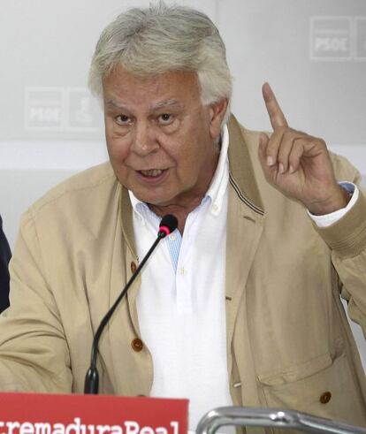 El expresidente del Gobierno Felipe González.