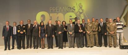 Todos los galardonados en los Premios One de seguridad nacional.