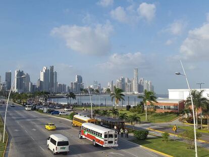 Centro financiero de Ciudad de Panamá. 