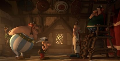 Fotograma de 'Astérix: la residencia de los dioses'.