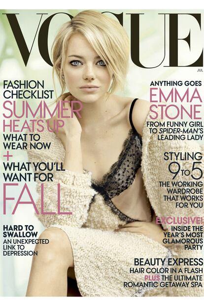 1. Es la portada de julio de Vogue USA, o lo que es lo mismo, la nueva niña bonita de Anna Wintour.