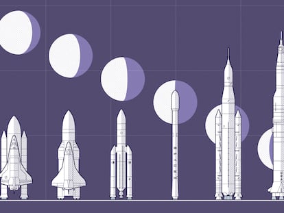 Los cohetes más potentes de la historia aceleran la carrera hacia la Luna