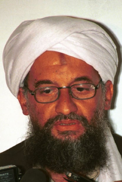 Ayman al Zawahiri, mano derecha de Bin Laden y supuesto sucesor.