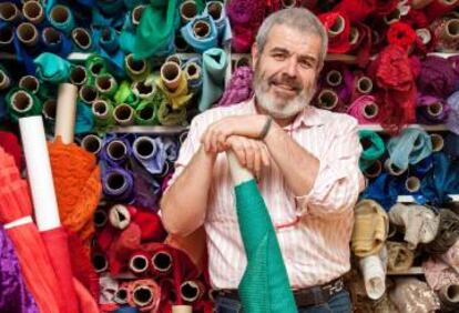 Lorenzo Caprile, en su taller del Barrio de Salamanca de Madrid.