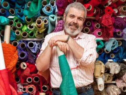 Lorenzo Caprile, en su taller del Barrio de Salamanca de Madrid.