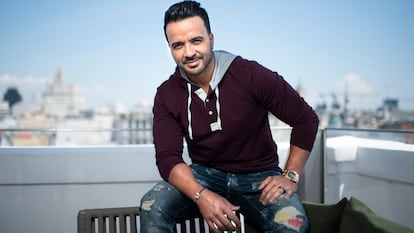 El artista puertorriqueño Luis Fonsi, en Madrid el pasado jueves.