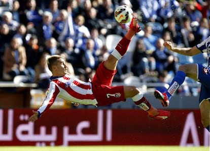 Con esta chilena Griezmann le marcó el primer gol al Deportivo el pasado sábado