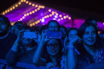 Asistentes a uno de los conciertos del festival