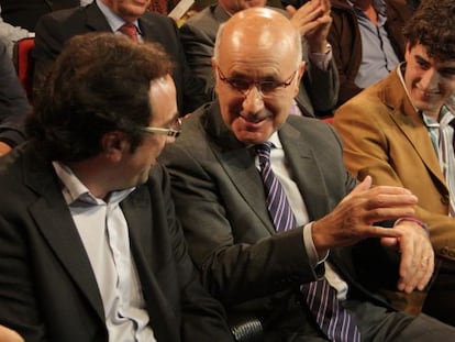 Josep Rull i Josep Antoni Duran Lleida.