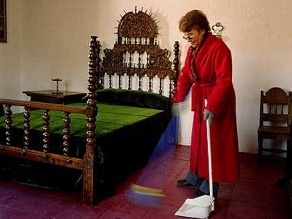 La habitación de Dulcinea, según la recreación de la Casa-Museo de El Toboso.