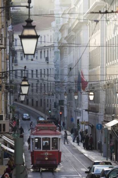 Centro hist&oacute;rico de Lisboa. 