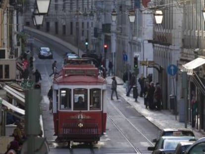 Centro hist&oacute;rico de Lisboa. 