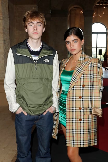 Lennon Gallagher and Molly Moorish in London in 2019.