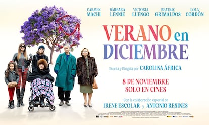 'Verano en diciembre' supone el primer largometraje de Carolina África, quien ya creó la obra original de teatro.