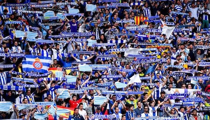 La afici&oacute;n del Espanyol, en una foto de archivo. 