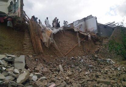 Destrosses del terratrèmol a Khyber, Pakistan.