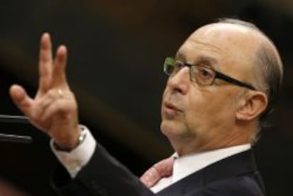 El ministro de Hacienda, Cristóbal Montoro.